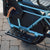 RadWagon 5 Running Boards installed on a blue RadWagon 5 electric cargo bike