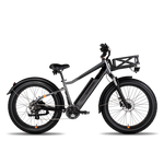 Profile view of the Small Basket installed on the front of a RadRover