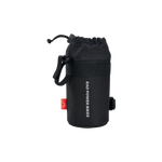 Close up photo of the front side of the Rad Power Bikes Handlebar bag showing brand logo.