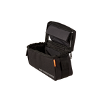 Close-up of open Top Tube Bag.