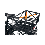 2 ebike cargo straps on basket