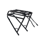 black ebike rear rack