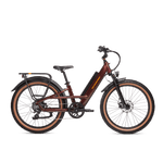 Right side view of a Radster Trail electric commuter bike, size regular in copper red