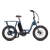 Right side of a blue RadRunner cargo utility ebike on a white background.
