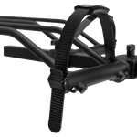 Detail view of straps on Hollywood Racks RV Rider Rack