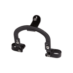 Additional view of the lock mount, a u-shaped design with three attachment points to the bike and lock. 